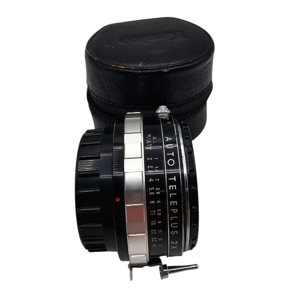 Kenko NT Auto Teleplus 2X Converter for Nikon with leather case and end caps